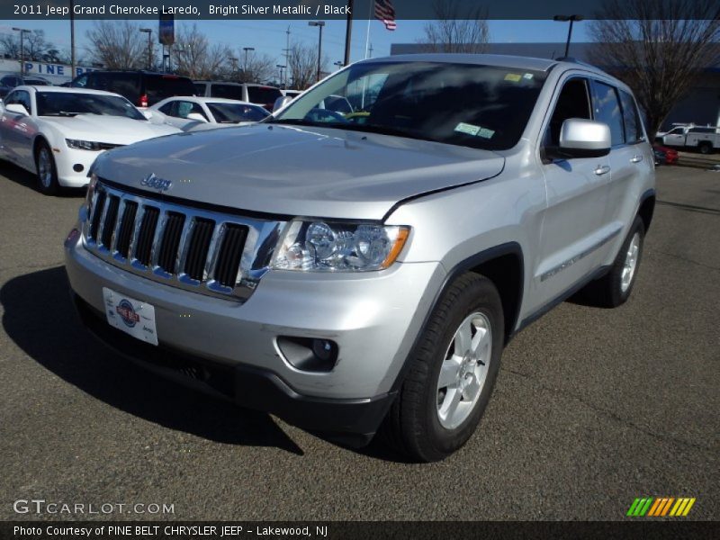 Bright Silver Metallic / Black 2011 Jeep Grand Cherokee Laredo