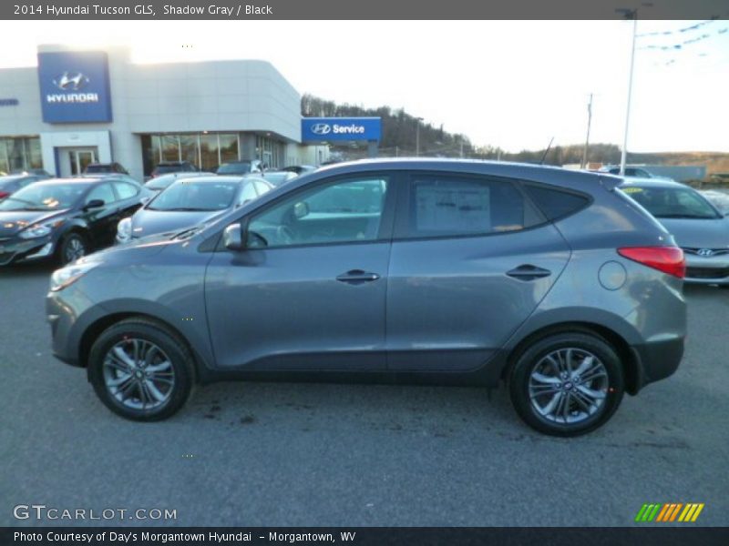 Shadow Gray / Black 2014 Hyundai Tucson GLS