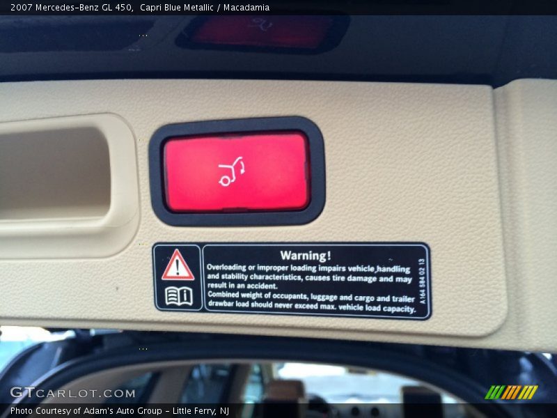 Capri Blue Metallic / Macadamia 2007 Mercedes-Benz GL 450