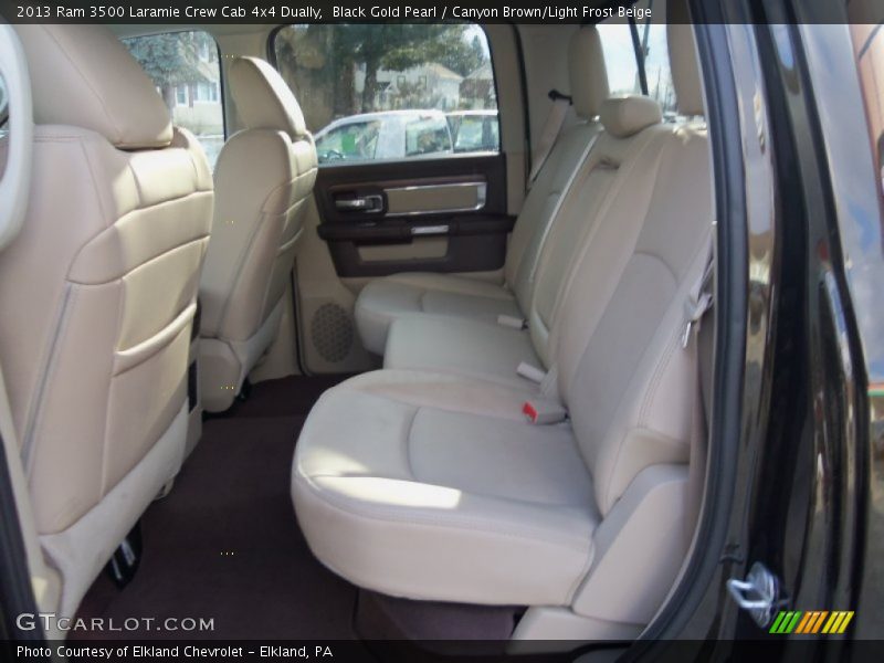 Black Gold Pearl / Canyon Brown/Light Frost Beige 2013 Ram 3500 Laramie Crew Cab 4x4 Dually