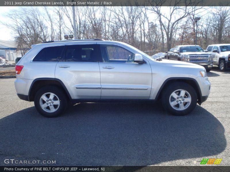 Bright Silver Metallic / Black 2011 Jeep Grand Cherokee Laredo