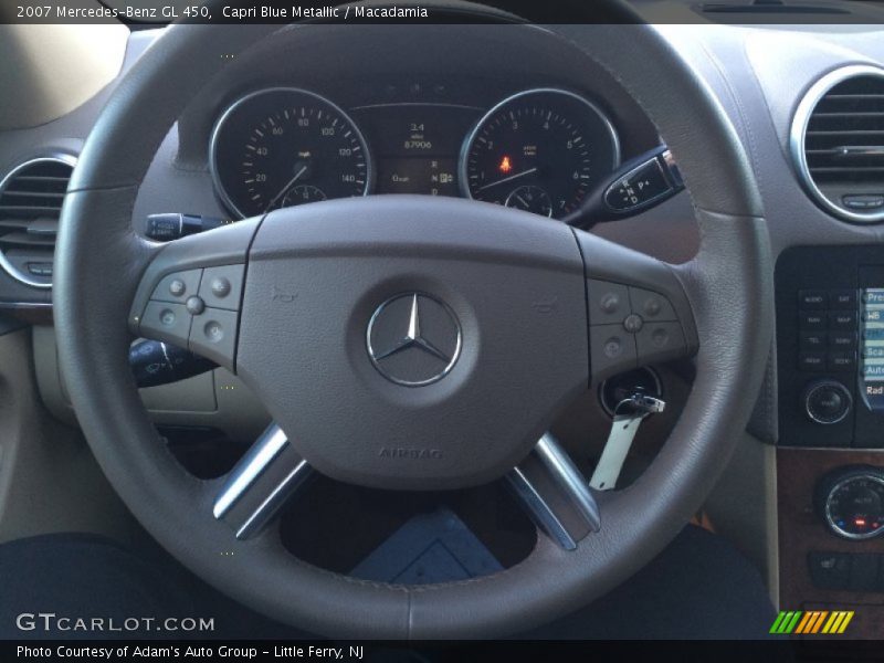 Capri Blue Metallic / Macadamia 2007 Mercedes-Benz GL 450