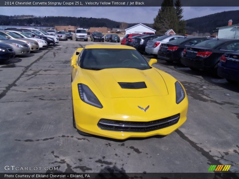  2014 Corvette Stingray Coupe Z51 Velocity Yellow Tintcoat