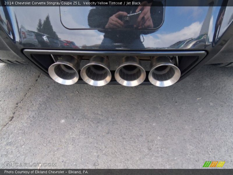 Exhaust of 2014 Corvette Stingray Coupe Z51