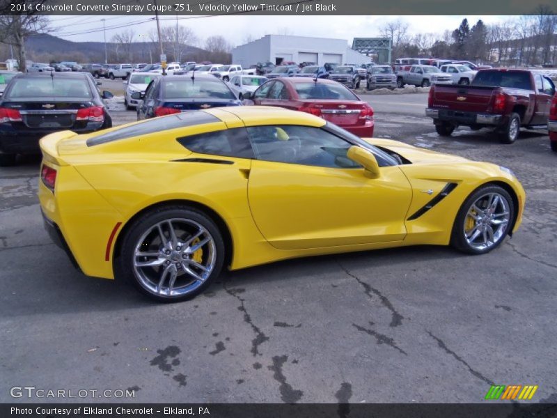  2014 Corvette Stingray Coupe Z51 Velocity Yellow Tintcoat