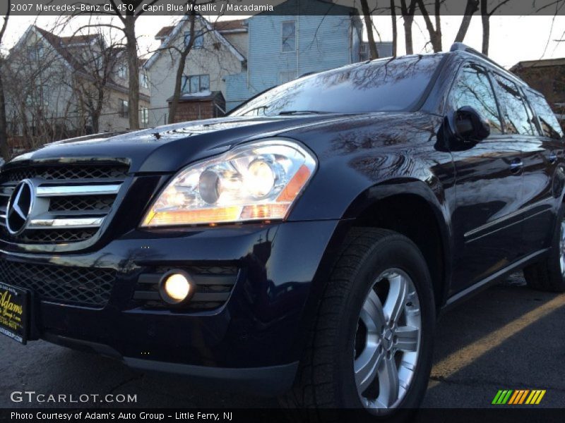 Capri Blue Metallic / Macadamia 2007 Mercedes-Benz GL 450
