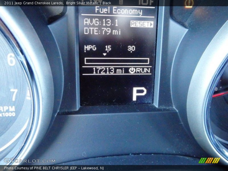 Bright Silver Metallic / Black 2011 Jeep Grand Cherokee Laredo