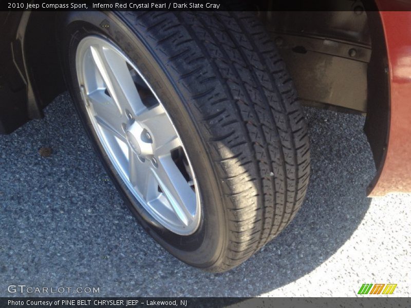 Inferno Red Crystal Pearl / Dark Slate Gray 2010 Jeep Compass Sport
