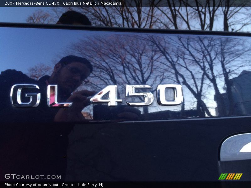 Capri Blue Metallic / Macadamia 2007 Mercedes-Benz GL 450