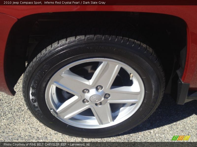 Inferno Red Crystal Pearl / Dark Slate Gray 2010 Jeep Compass Sport