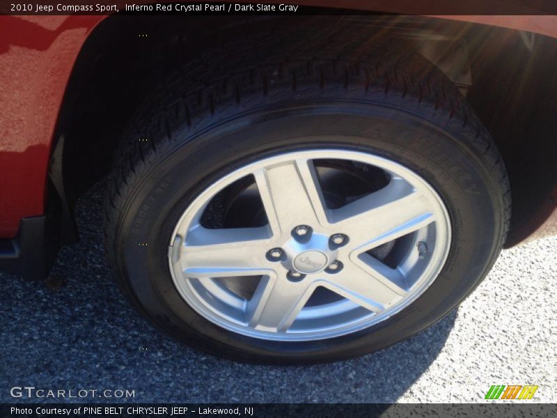 Inferno Red Crystal Pearl / Dark Slate Gray 2010 Jeep Compass Sport