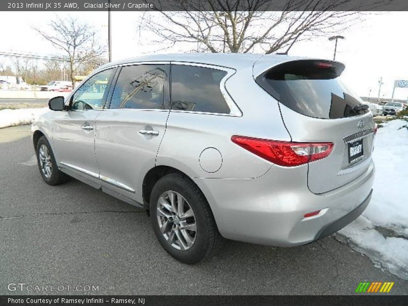 Glacial Silver / Graphite 2013 Infiniti JX 35 AWD