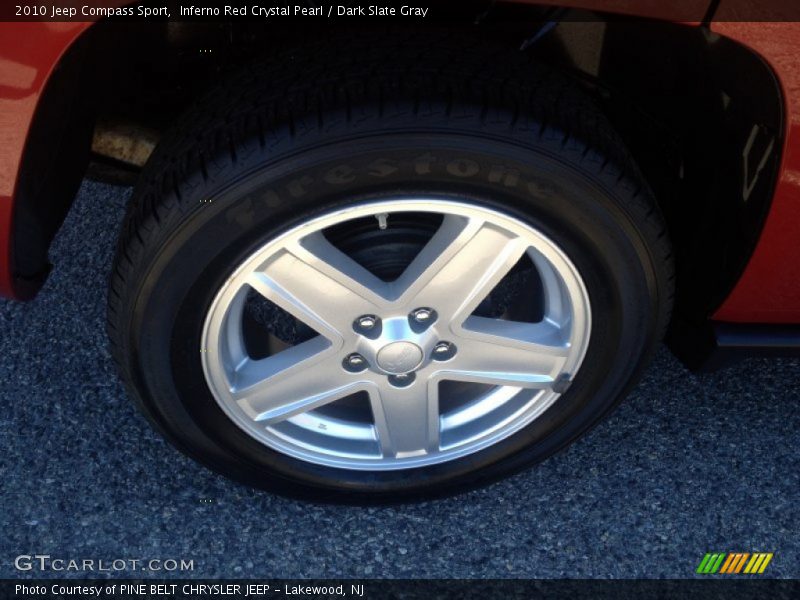 Inferno Red Crystal Pearl / Dark Slate Gray 2010 Jeep Compass Sport