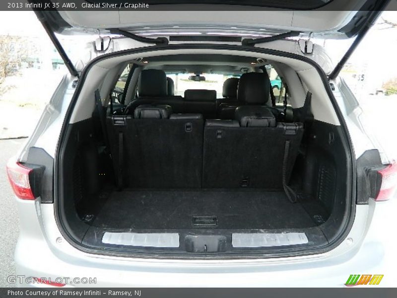 Glacial Silver / Graphite 2013 Infiniti JX 35 AWD