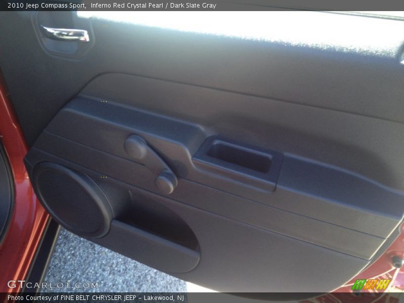 Inferno Red Crystal Pearl / Dark Slate Gray 2010 Jeep Compass Sport
