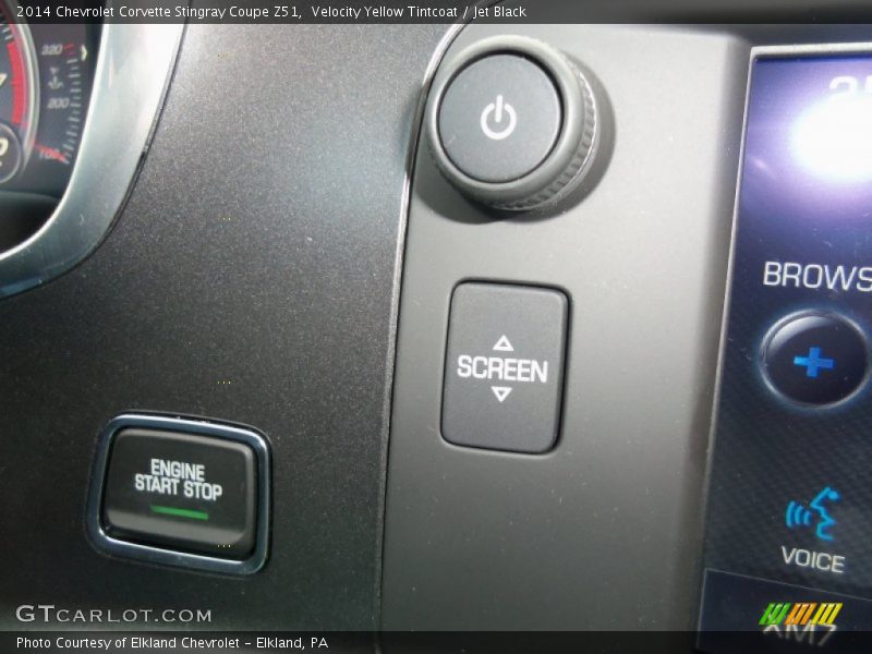 Controls of 2014 Corvette Stingray Coupe Z51