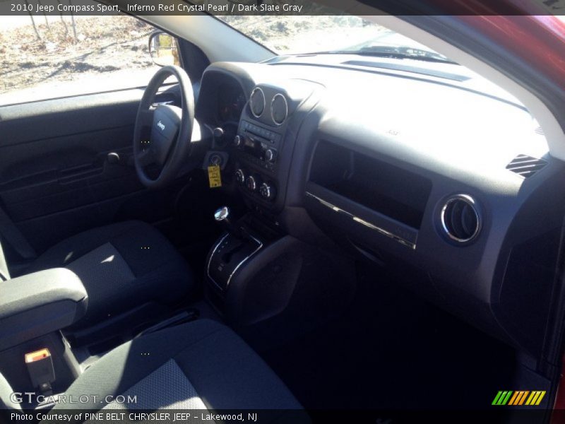 Inferno Red Crystal Pearl / Dark Slate Gray 2010 Jeep Compass Sport