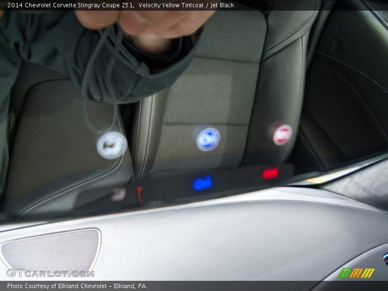Velocity Yellow Tintcoat / Jet Black 2014 Chevrolet Corvette Stingray Coupe Z51