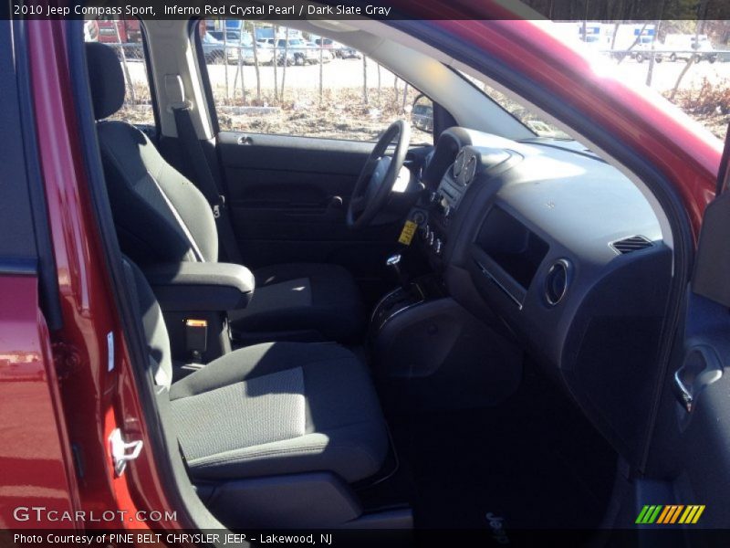Inferno Red Crystal Pearl / Dark Slate Gray 2010 Jeep Compass Sport