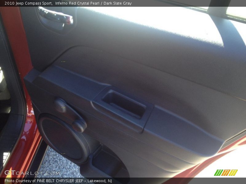 Inferno Red Crystal Pearl / Dark Slate Gray 2010 Jeep Compass Sport