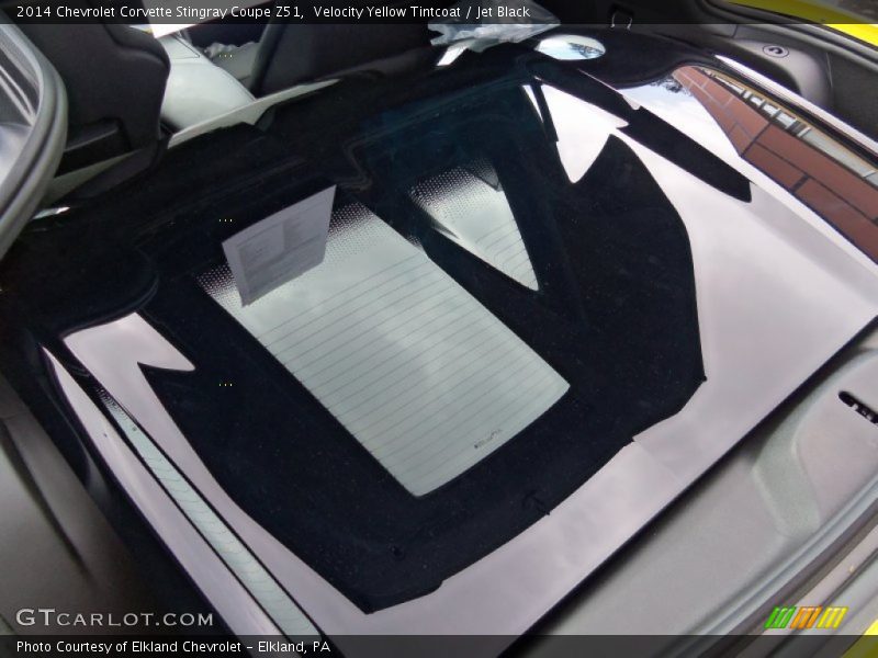 Velocity Yellow Tintcoat / Jet Black 2014 Chevrolet Corvette Stingray Coupe Z51