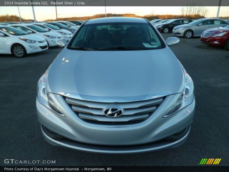 Radiant Silver / Gray 2014 Hyundai Sonata GLS