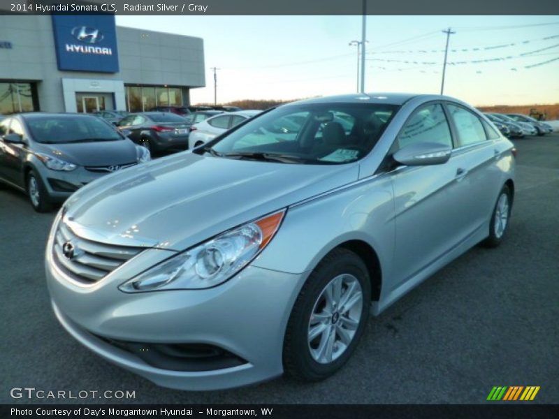 Radiant Silver / Gray 2014 Hyundai Sonata GLS