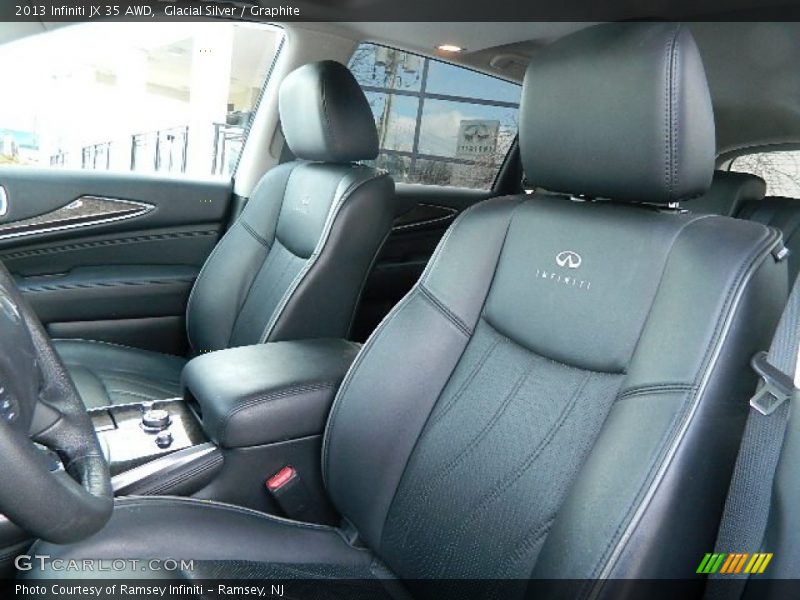 Glacial Silver / Graphite 2013 Infiniti JX 35 AWD