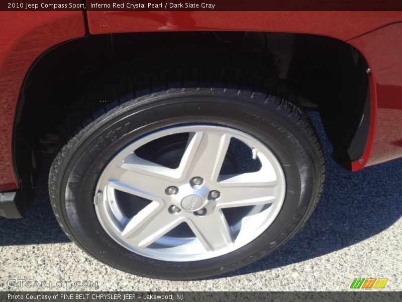 Inferno Red Crystal Pearl / Dark Slate Gray 2010 Jeep Compass Sport