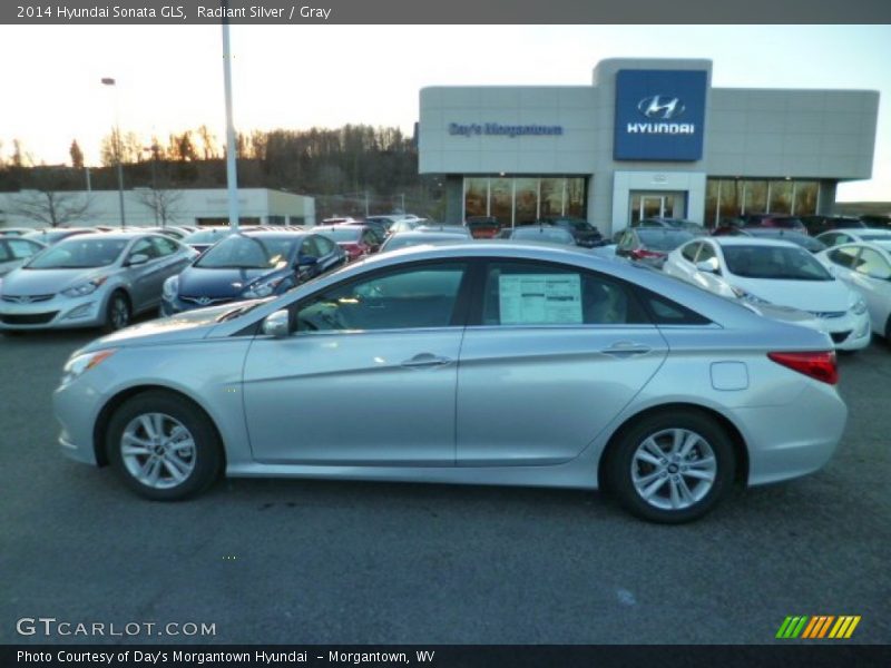 Radiant Silver / Gray 2014 Hyundai Sonata GLS