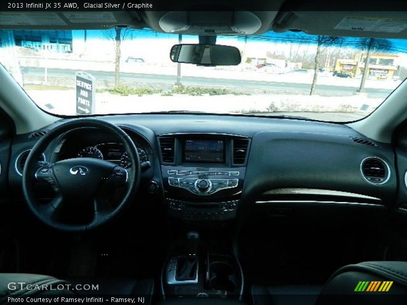 Glacial Silver / Graphite 2013 Infiniti JX 35 AWD
