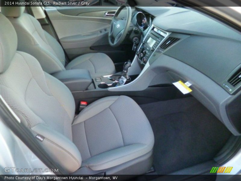 Radiant Silver / Gray 2014 Hyundai Sonata GLS