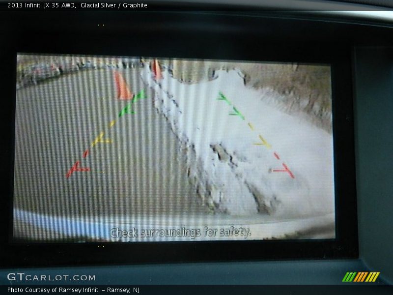 Glacial Silver / Graphite 2013 Infiniti JX 35 AWD