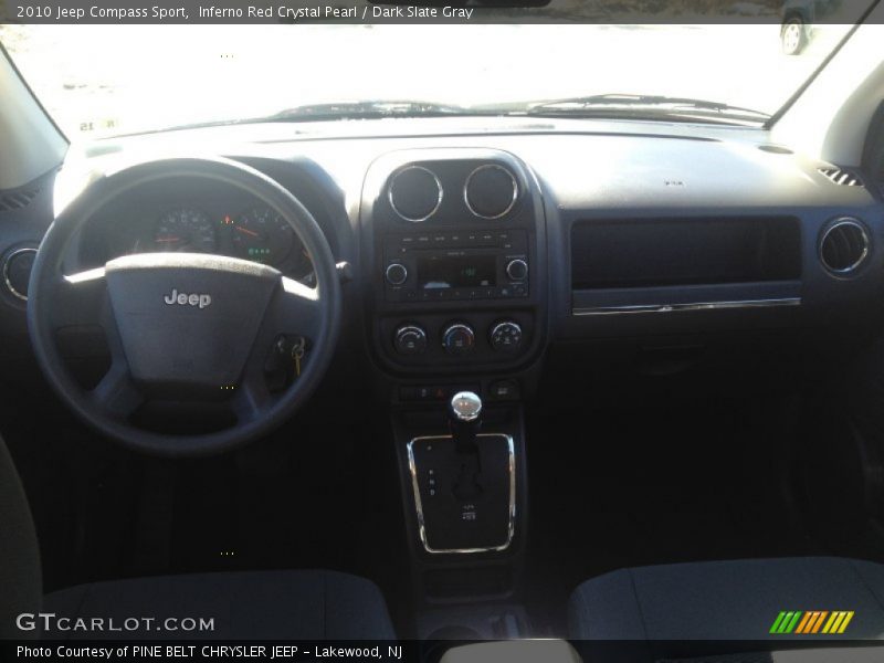 Inferno Red Crystal Pearl / Dark Slate Gray 2010 Jeep Compass Sport