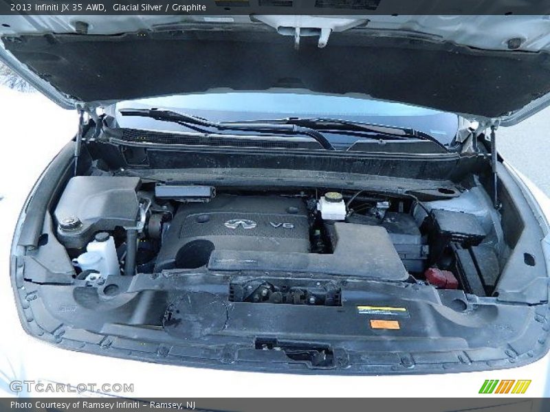 Glacial Silver / Graphite 2013 Infiniti JX 35 AWD