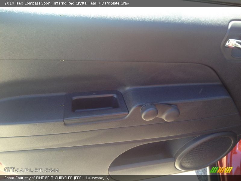 Inferno Red Crystal Pearl / Dark Slate Gray 2010 Jeep Compass Sport