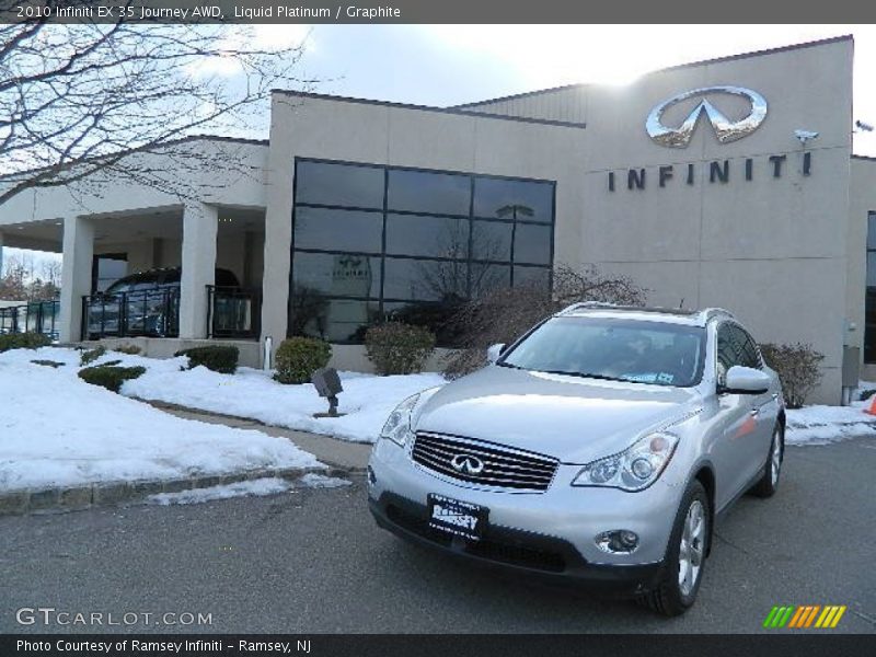 Liquid Platinum / Graphite 2010 Infiniti EX 35 Journey AWD