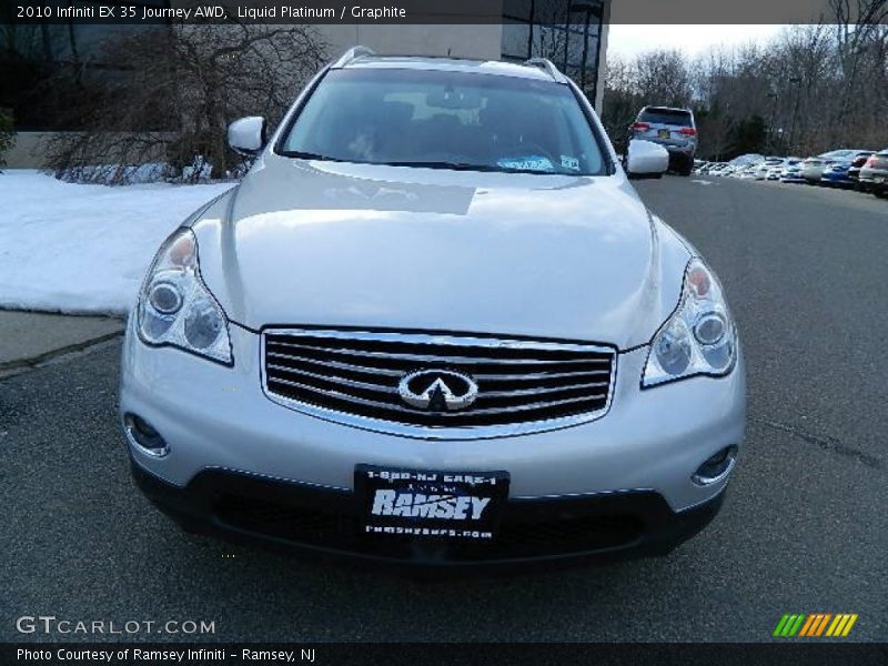 Liquid Platinum / Graphite 2010 Infiniti EX 35 Journey AWD
