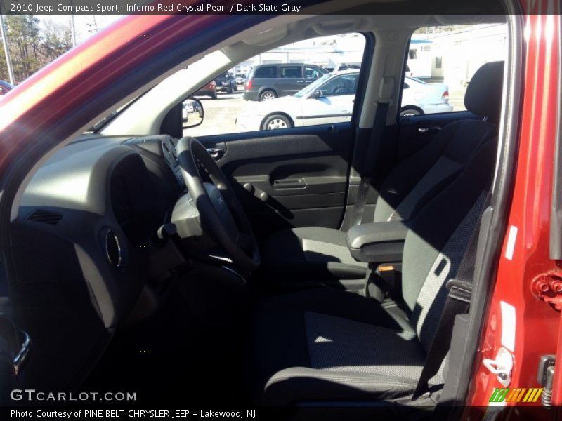 Inferno Red Crystal Pearl / Dark Slate Gray 2010 Jeep Compass Sport