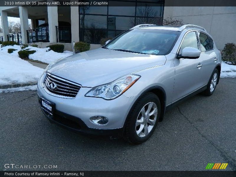 Liquid Platinum / Graphite 2010 Infiniti EX 35 Journey AWD