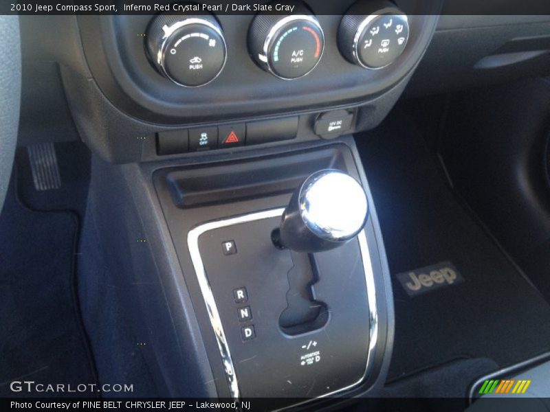 Inferno Red Crystal Pearl / Dark Slate Gray 2010 Jeep Compass Sport