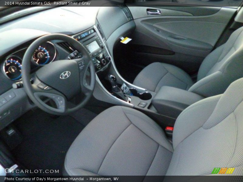 Radiant Silver / Gray 2014 Hyundai Sonata GLS