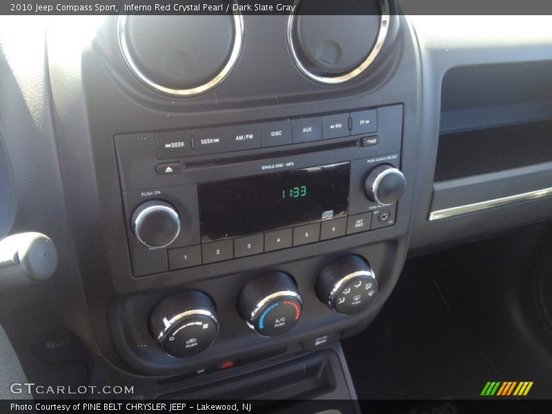Inferno Red Crystal Pearl / Dark Slate Gray 2010 Jeep Compass Sport