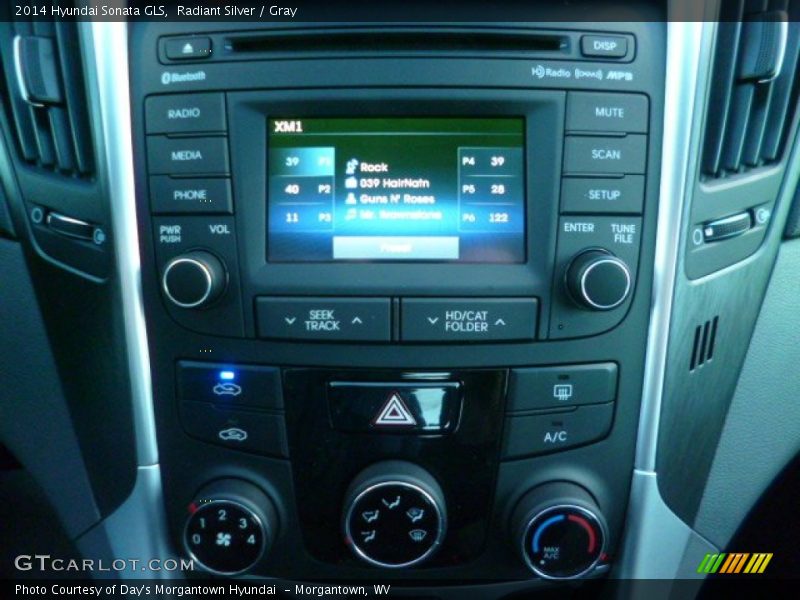 Radiant Silver / Gray 2014 Hyundai Sonata GLS