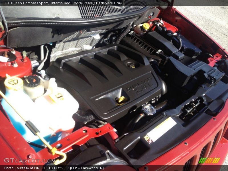 Inferno Red Crystal Pearl / Dark Slate Gray 2010 Jeep Compass Sport