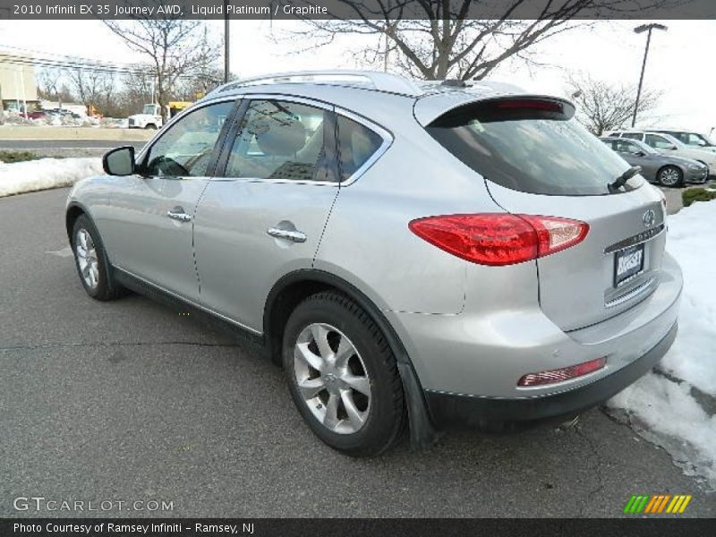 Liquid Platinum / Graphite 2010 Infiniti EX 35 Journey AWD