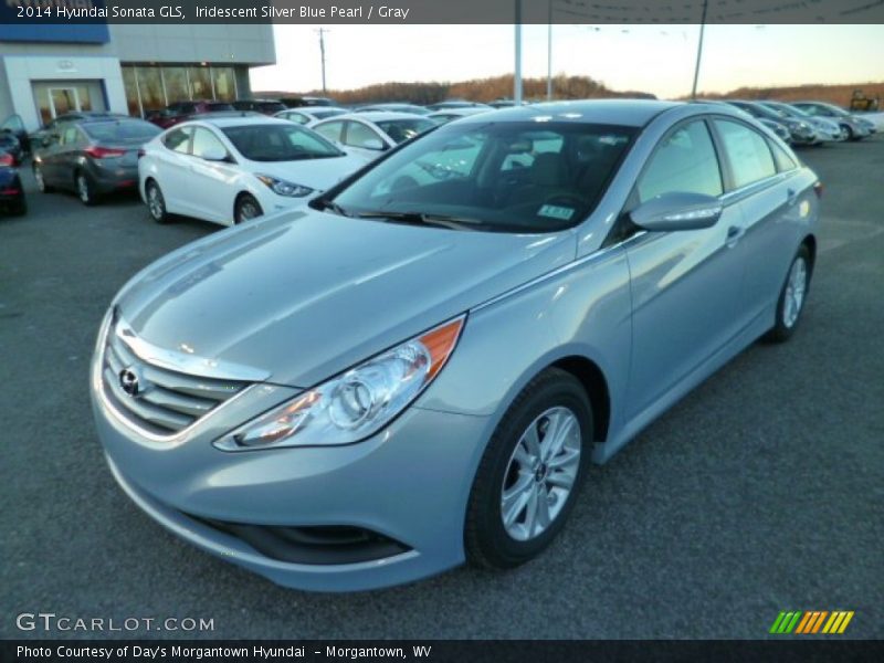 Iridescent Silver Blue Pearl / Gray 2014 Hyundai Sonata GLS