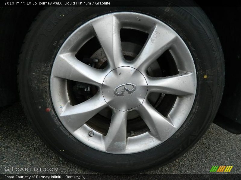 Liquid Platinum / Graphite 2010 Infiniti EX 35 Journey AWD