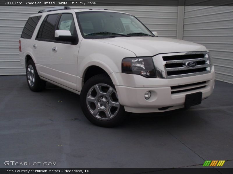 White Platinum / Stone 2014 Ford Expedition Limited