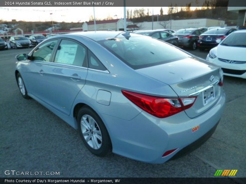 Iridescent Silver Blue Pearl / Gray 2014 Hyundai Sonata GLS
